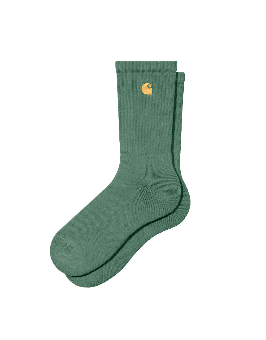 I029421 Chase Socks DUCK GREEN / GOLD Носки CARHARTT