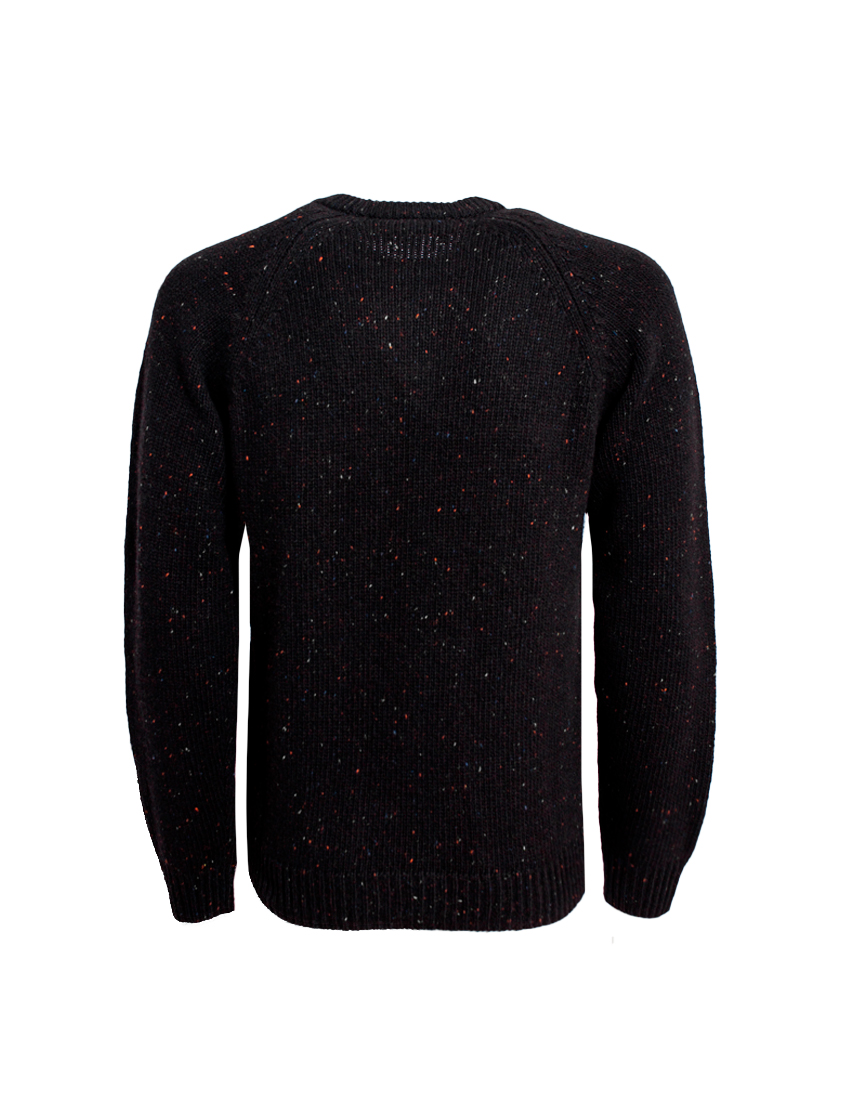 I010977 Anglistic Sweater Свитер вязаный BLACK CARHARTT