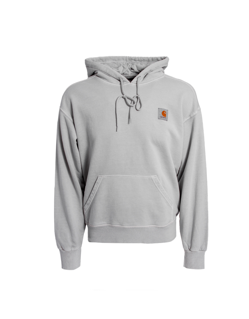 I029963 Hooded Nelson Sweatshirt SONIC SILVER (GARMENT DYED) Толстовка с капюшоном CARHARTT