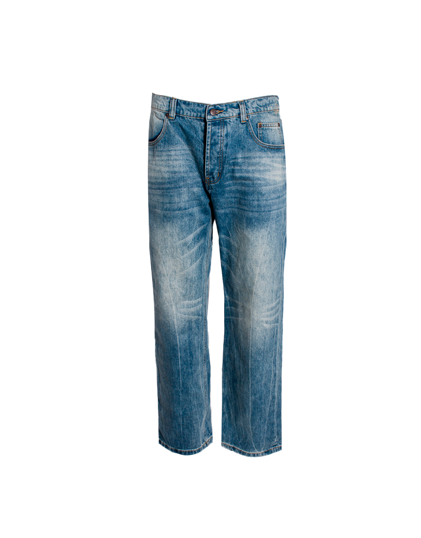 T24F104016 Flores Denim Blue Джинсы HUNDREDS