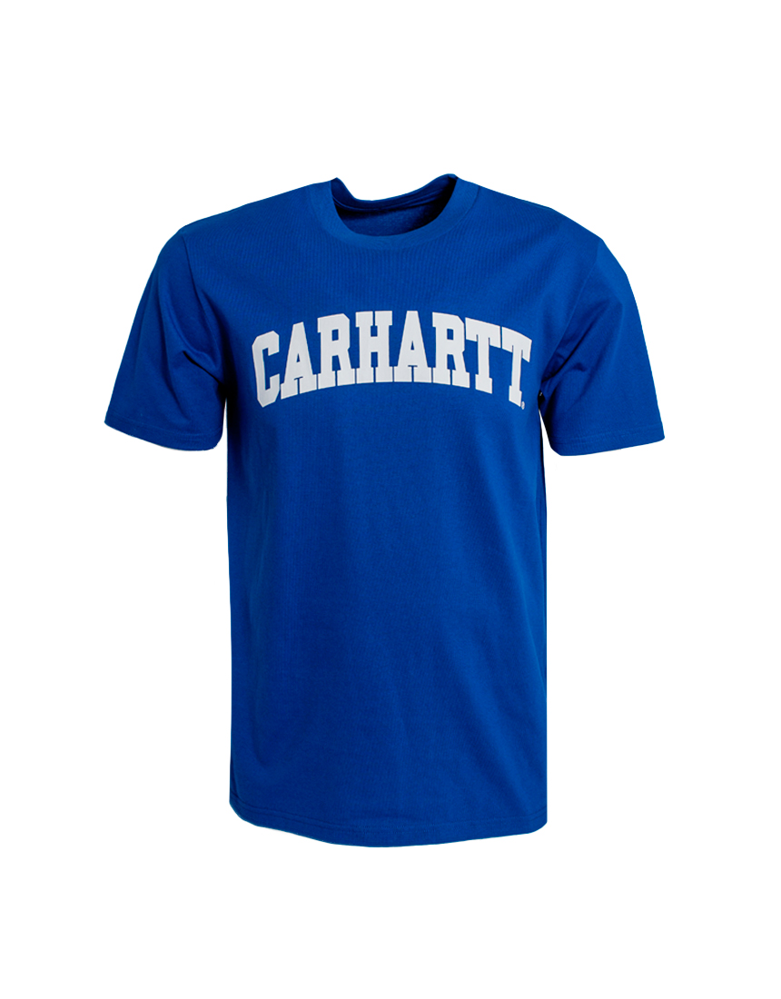 S/S University T-Shirt  LAZURIT_WHITE Футболка CARHARTT