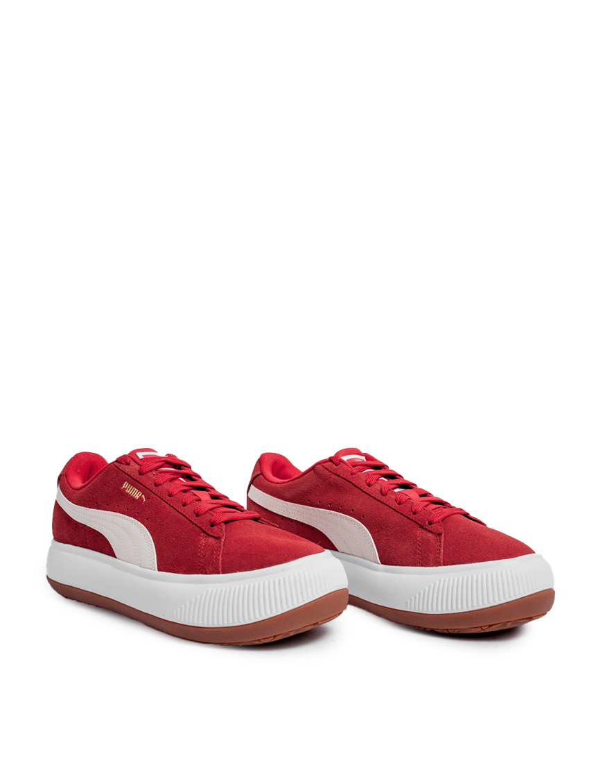 Suede Mayu High Risk Red-Puma White-Gum Кроссовки PUMA