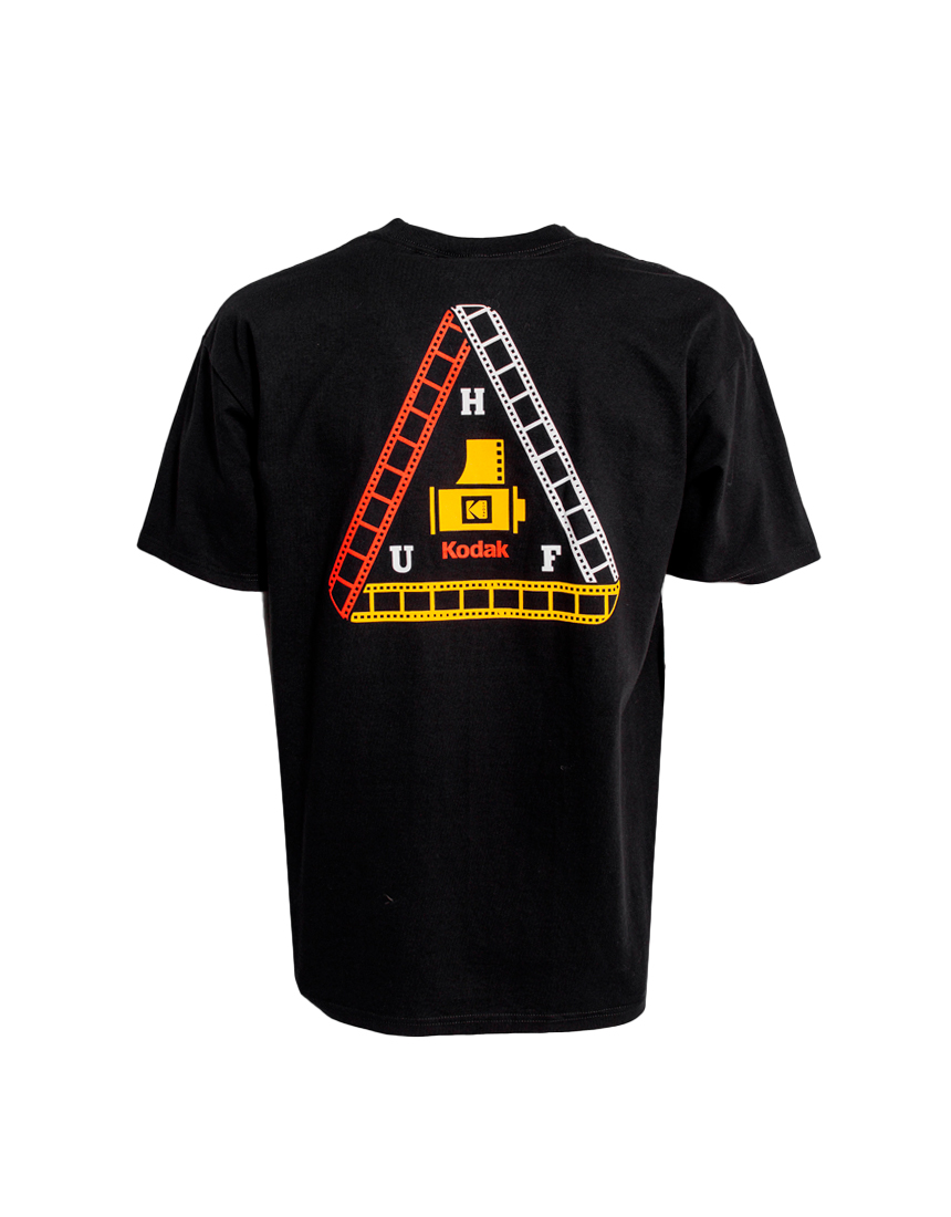 TS02469-BLACK TRIPLE FILM S/S TEE Футболка HUF