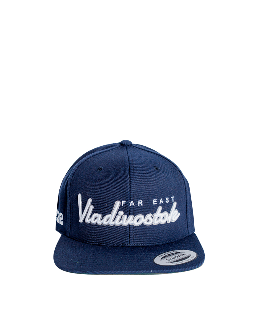 Синяя бейсболка 4232 Vladivostok snapback 4232