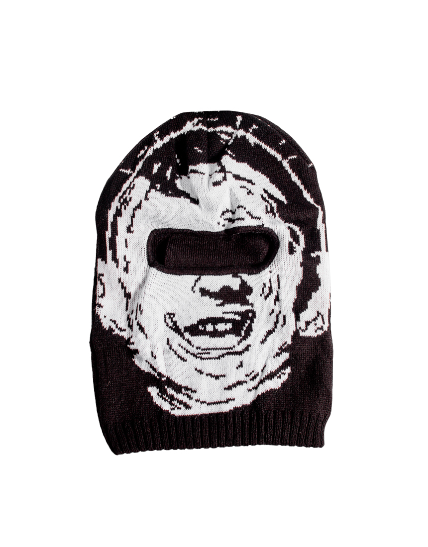 BN00171-BLACK LEATHERFACE BALACLAVA Балаклава HUF