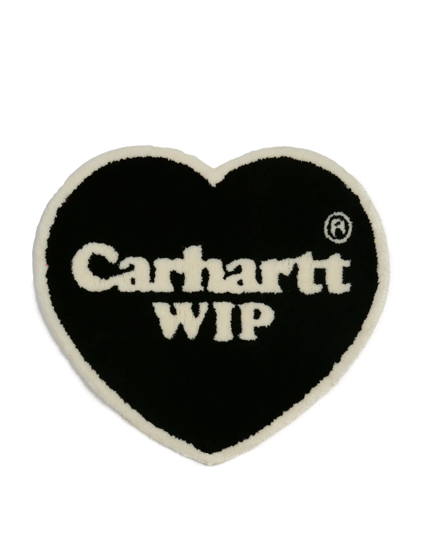 Heart Rug BLACK / WHITE Коврик CARHARTT