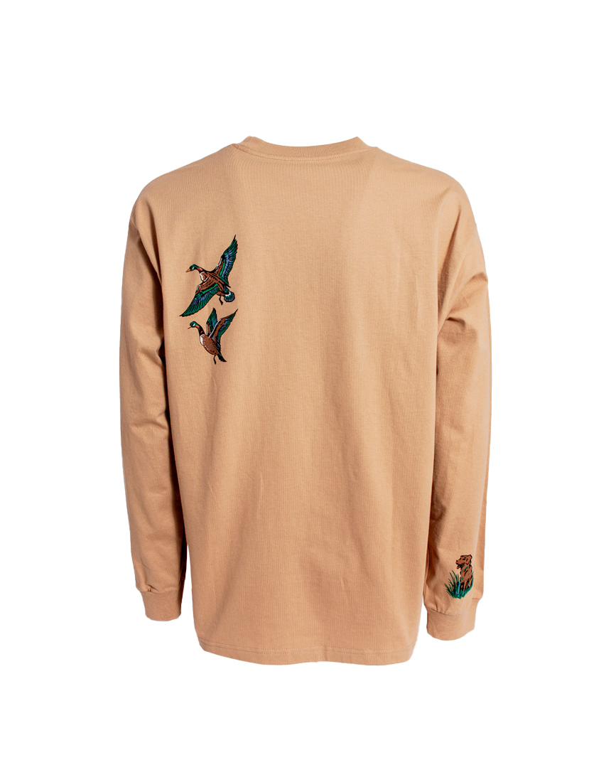 I033663 L/S Ducks T-Shirt BOURBON Футболка дл. Рукав CARHARTT