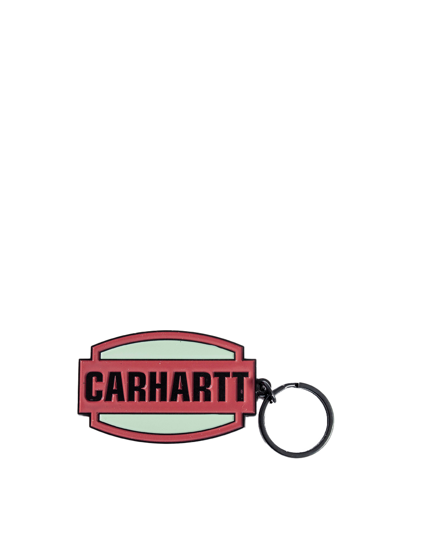 I033868 Press Script Keychain LIME Брелок CARHARTT