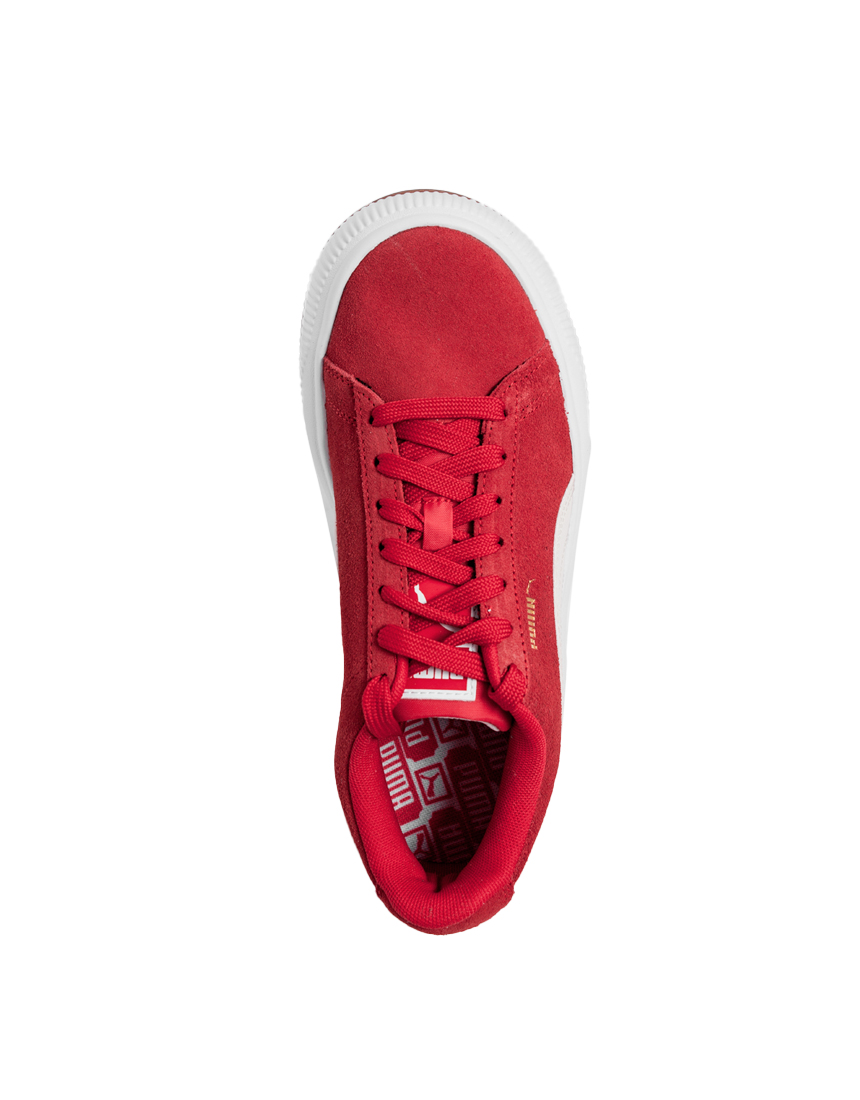 Suede Mayu High Risk Red-Puma White-Gum Кроссовки PUMA