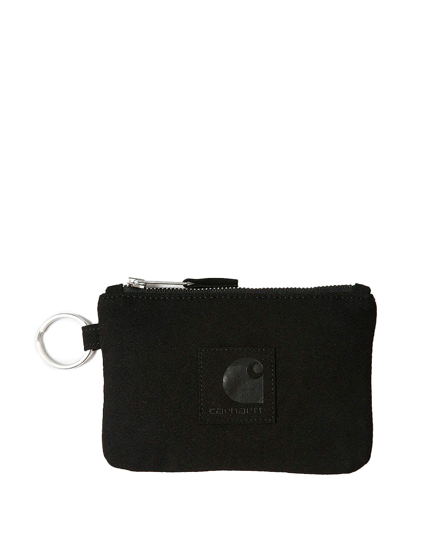 I033644 Suede Zip Wallet BLACK Бумажник CARHARTT