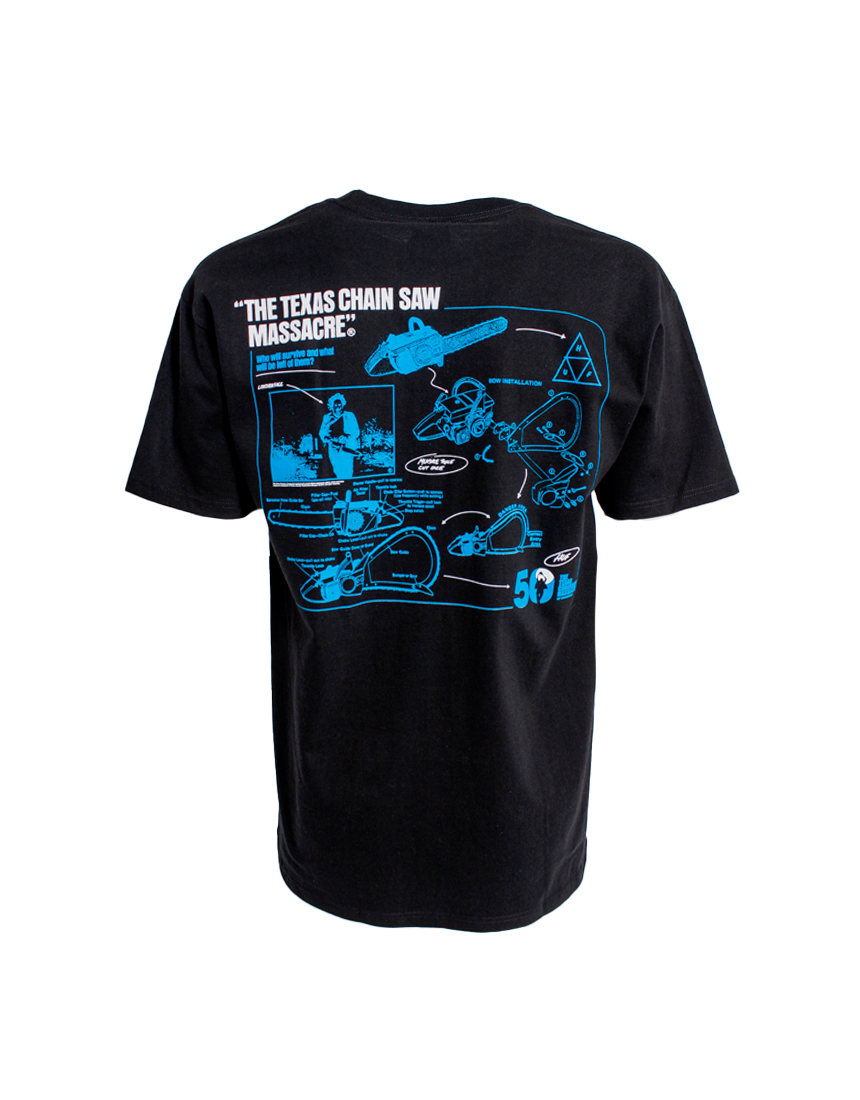TS02437-BLACK FEAR S/S TEE Футболка кор. Рукав HUF