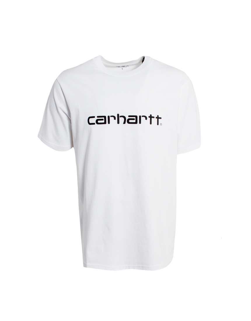 I031047_White_AW24-25 S/S Script T-Shirt Футболка CARHARTT