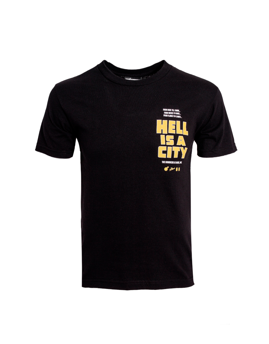 Hell Is A City T-Shirt BLACK Футболка HUNDREDS