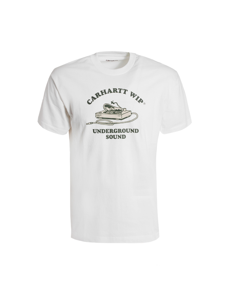 S/S Underground Sound T-Shirt White Футболка CARHARTT