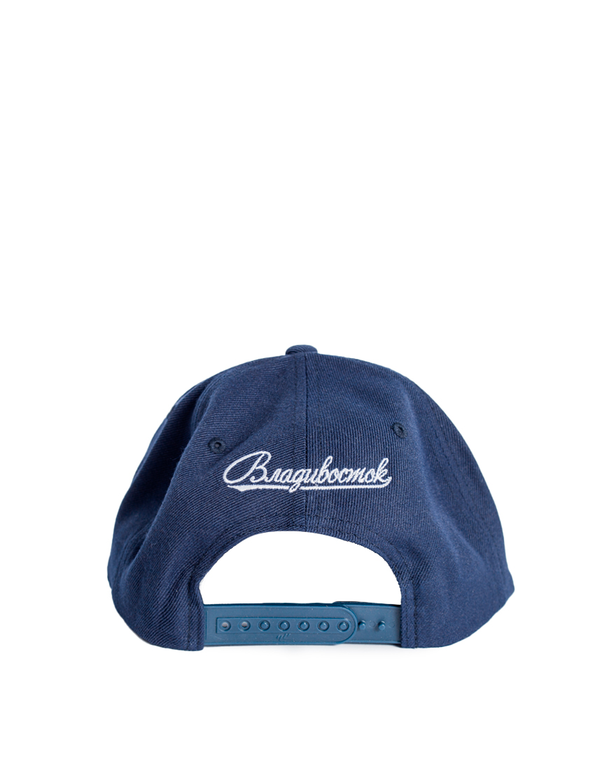 Синяя бейсболка 4232 Vladivostok snapback 4232