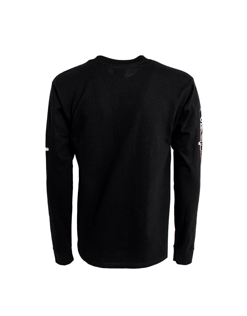 TS02434-BLACK DUAL CHAIN L/S TEE Футболка дл. рукав HUF